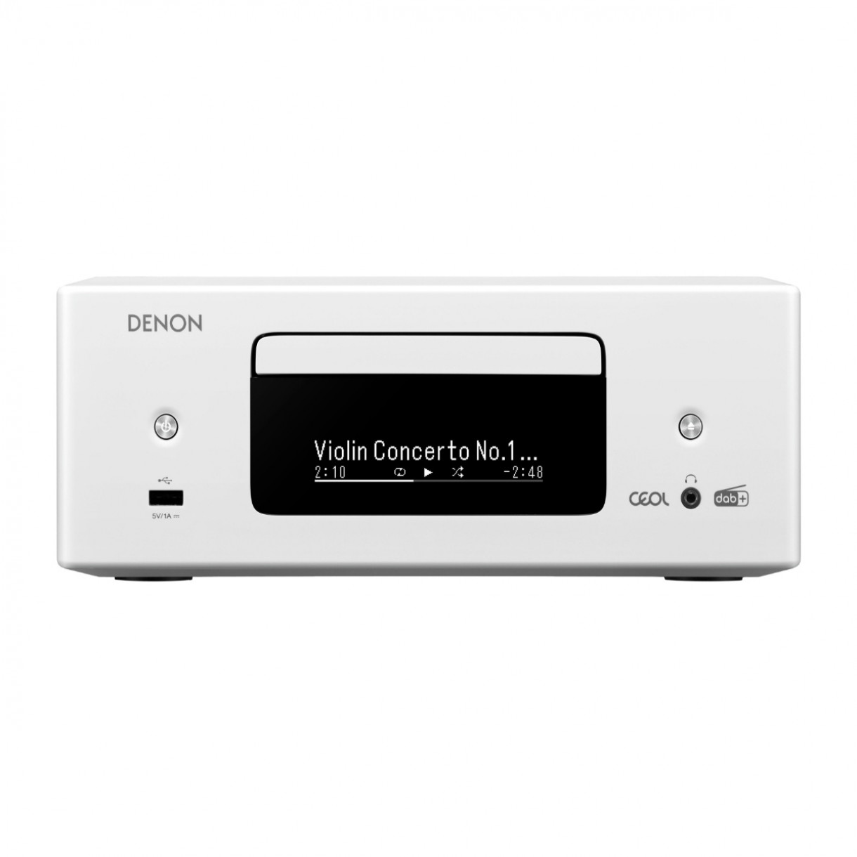 Demo Denon CEOL RCD-N12 CD-striimeri-viritinvahvistin, valkoinen