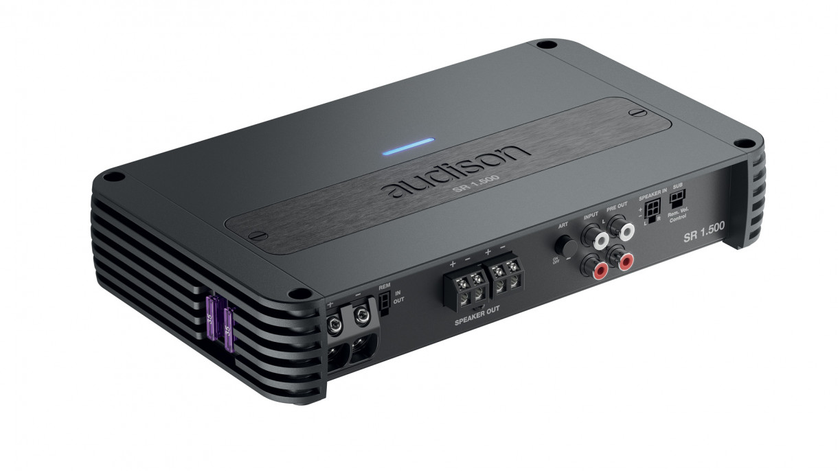 Demo Audison SR1.500 monovahvistin 1000W