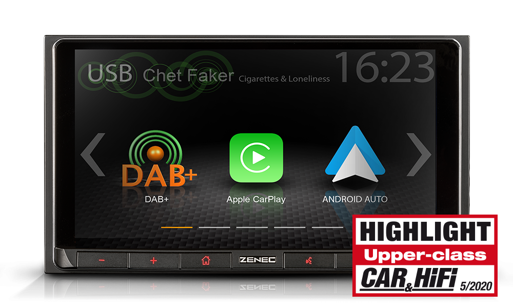Zenec Z-N528 2-DIN Apple CarPlay / Android Auto soitin