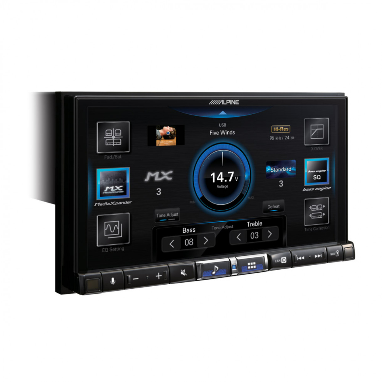 Alpine ILX-705DM 2-DIN mediasoitin