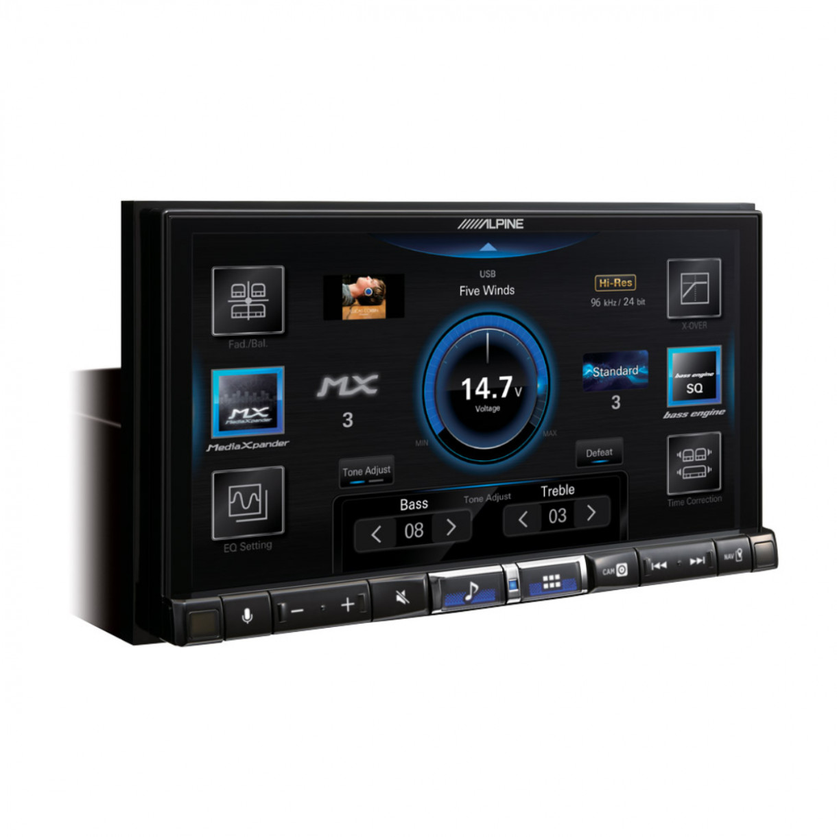Alpine iLX-705D 2-DIN multimediasoitin 