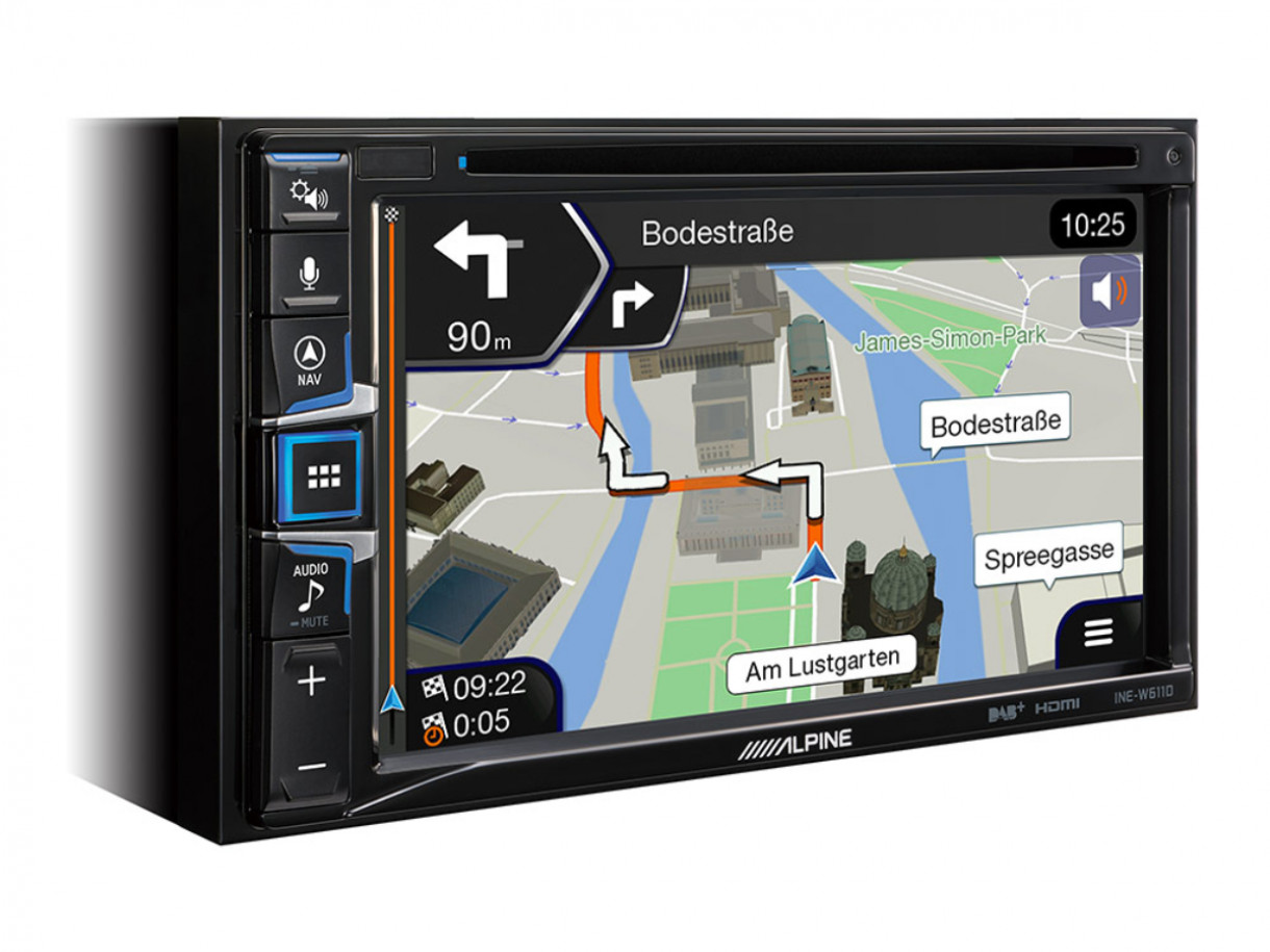 Alpine INE-W611D 2-DIN navisoitin 