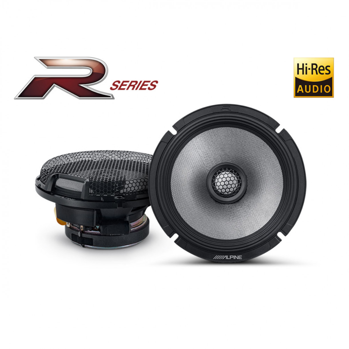 Alpine R2-S65 6.5" 2-tie koaksiaalikaiuttimet 