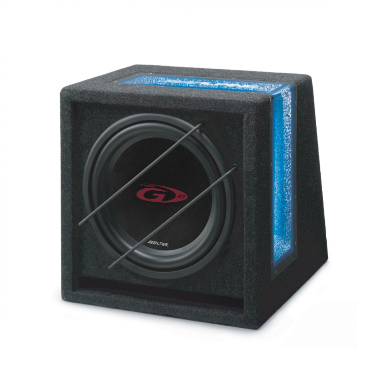 Alpine SBG-1044BR 10" koteloitu subwoofer