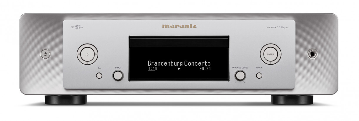 Marantz CD 50n CD-soitin ja striimeri, hopea