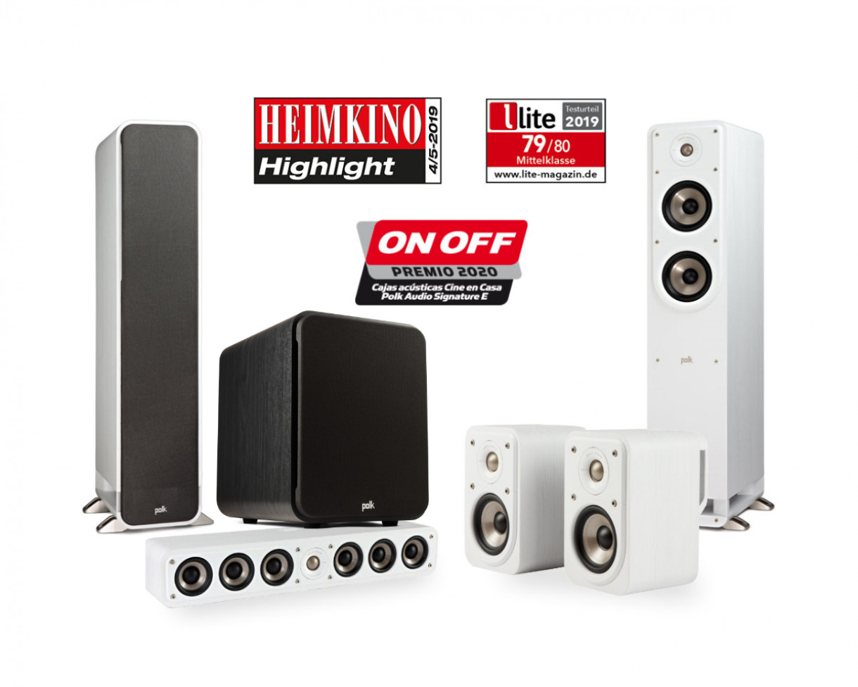 Polk Audio Signature Elite 5.1 kaiutinsarja, valkoinen