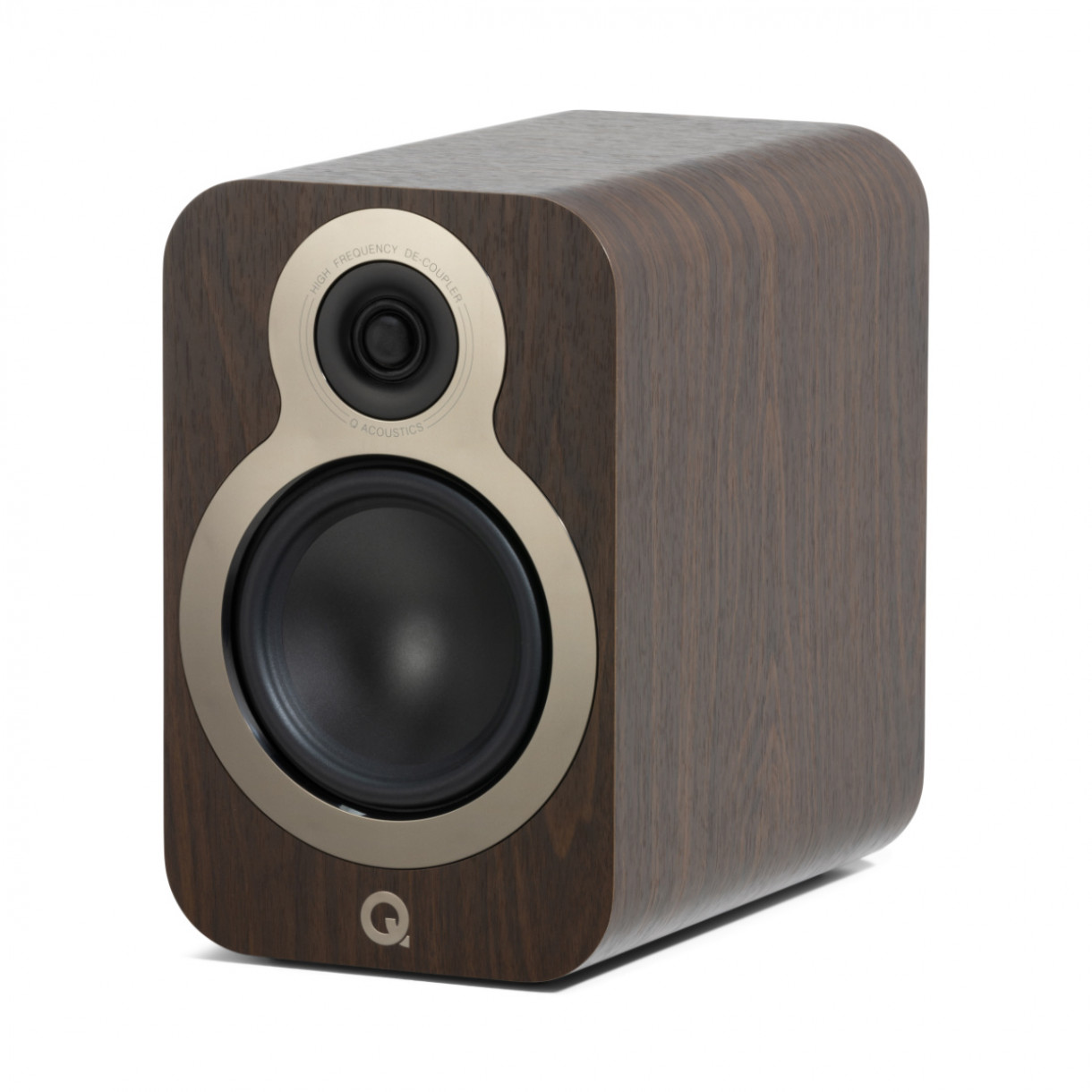 Q Acoustics Q3020C hyllykaiutin, pähkinä