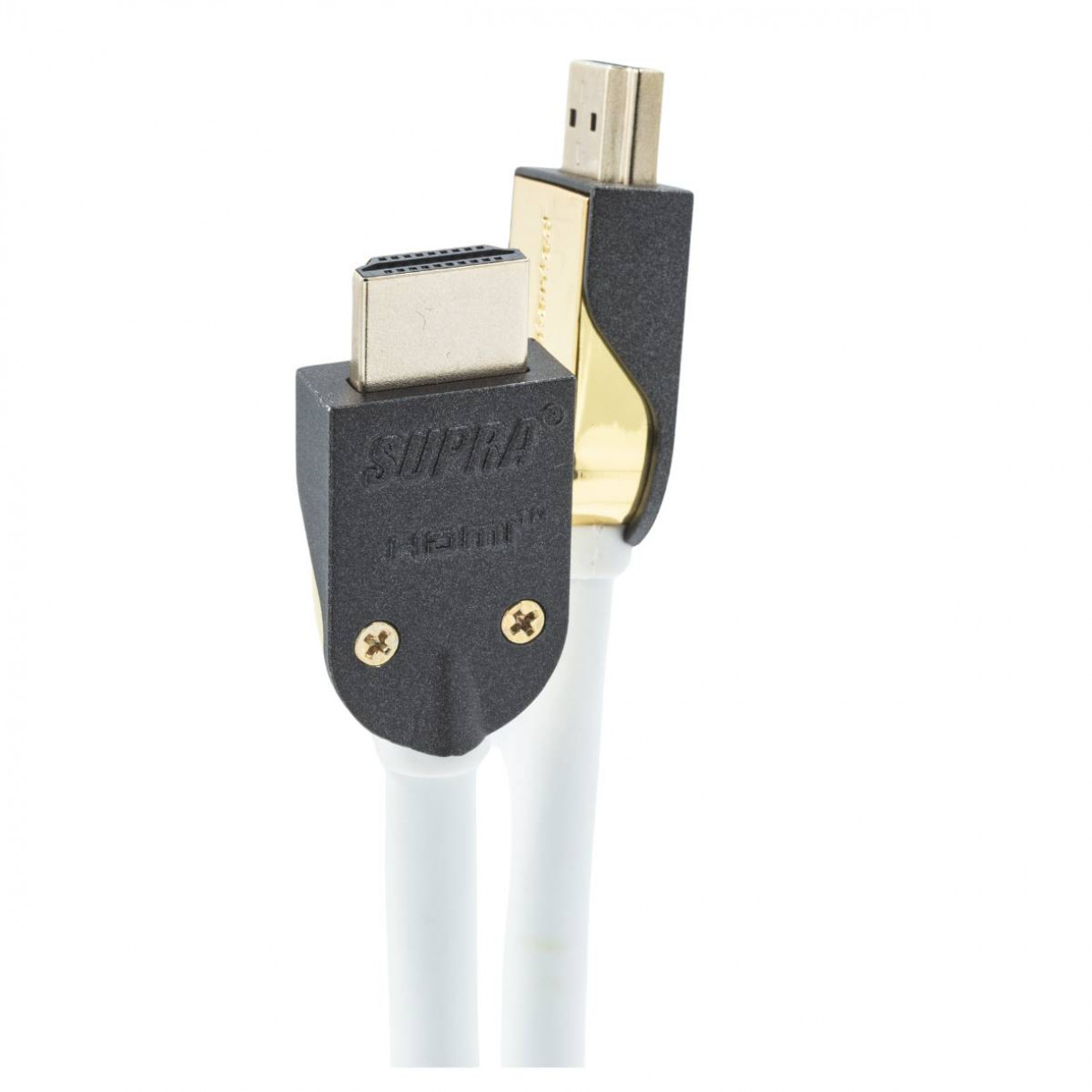 Supra UHD 8K HDMI 2.1 -kaapeli - 1 m, valkoinen