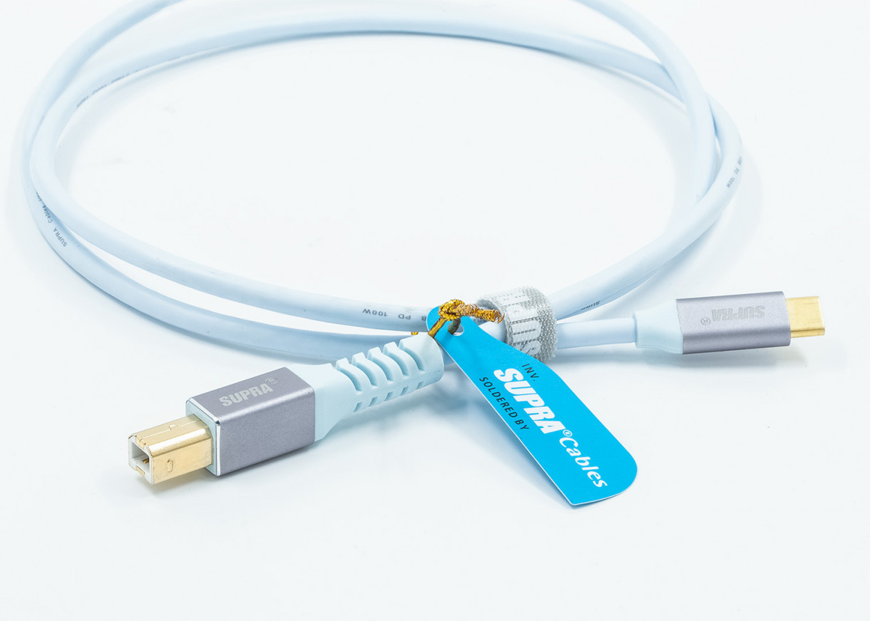 Supra USB 2.0 C-B -kaapeli, 2m