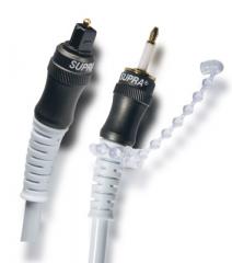Supra ZAC TOSLINK-miniplug optinen johto, 2m Supra ZAC TOSLINK-miniplug optinen johto, 2m
