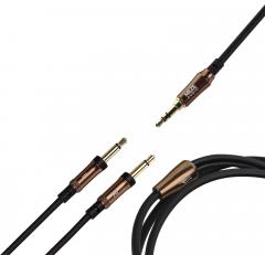 Meze Audio Liric mono 3.5 mm - 3.5 mm pehmeä TPE kuulokekaapeli, 3 m Meze Audio Liric mono 3.5 mm - 3.5 mm pehmeä TPE kuulokekaapeli, 3 m